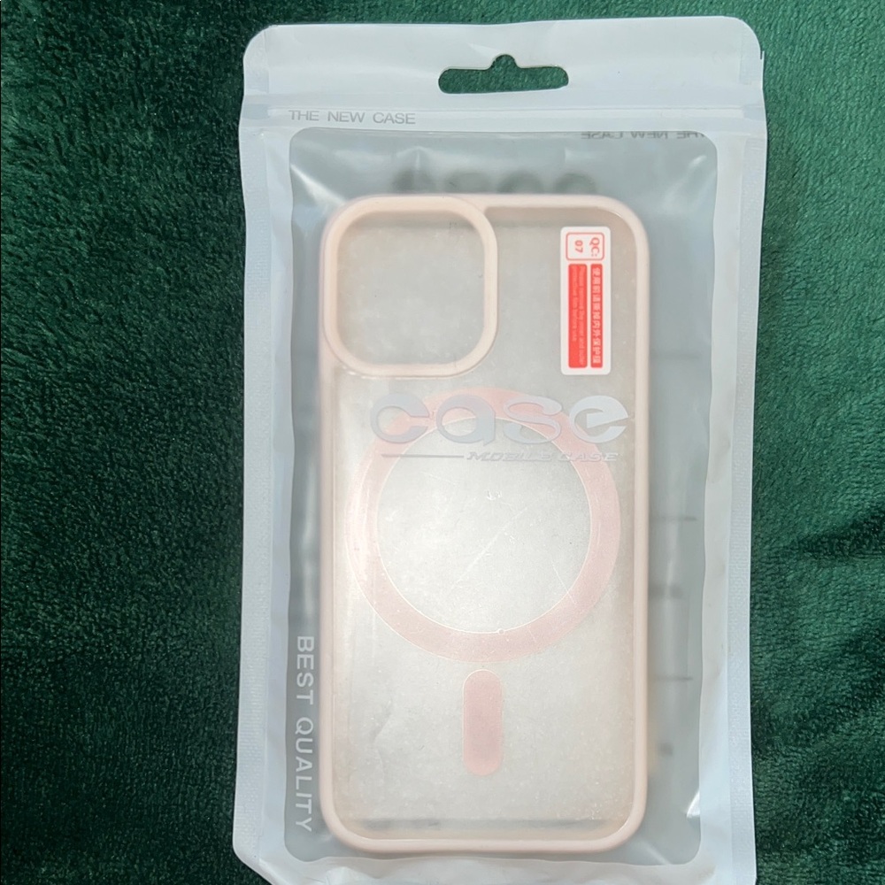 Light pink iPhone 13 mini phonecase